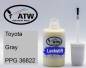 Preview: Toyota, Gray, PPG 36822: 20ml Lackstift, von ATW Autoteile West.